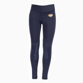 36244 Horze Active Kids Knee Patch Winter Tights Breech