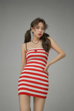 A Game Of Hearts Stripes Dress