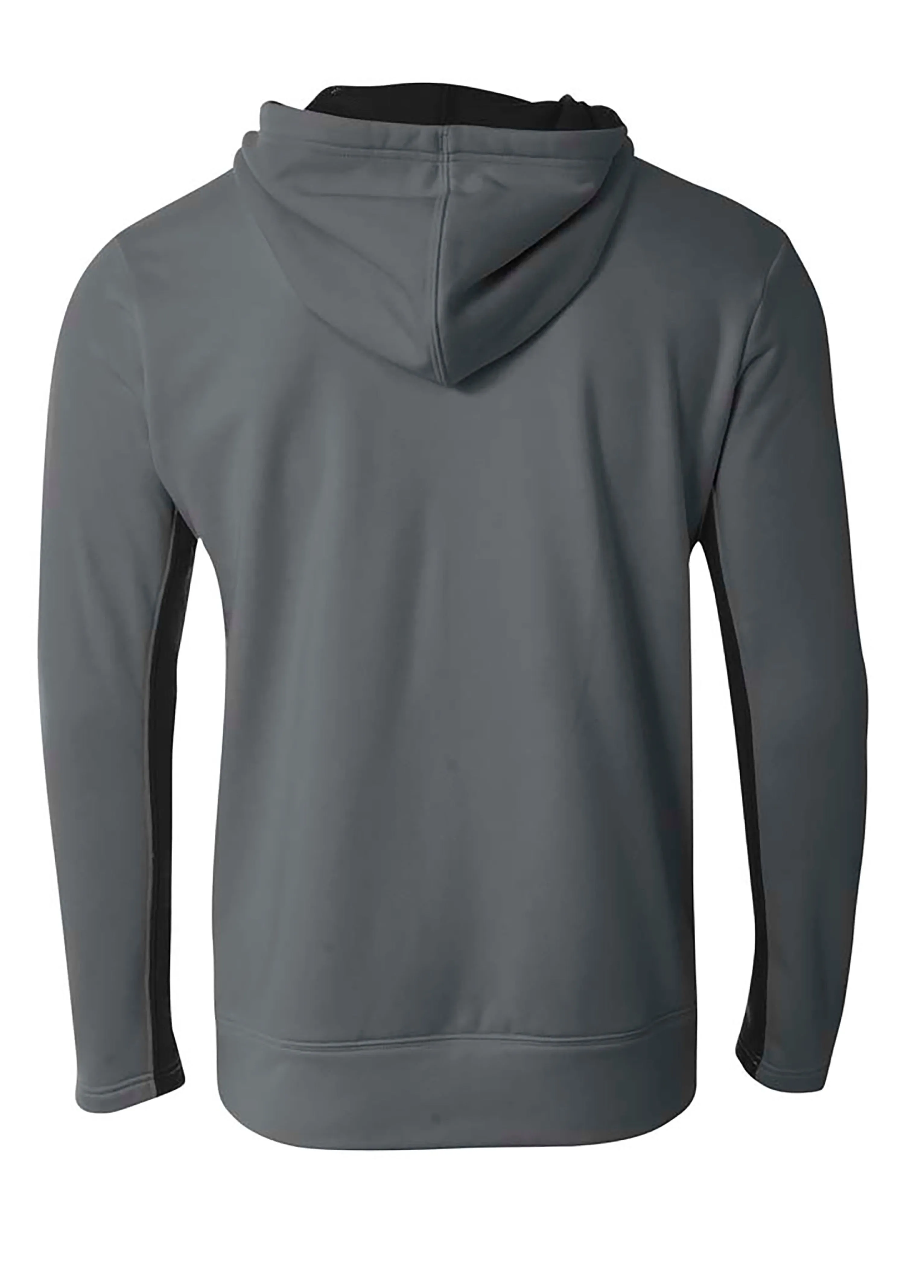 A4 Mens Full Zip Color Block Fleece Hoodie