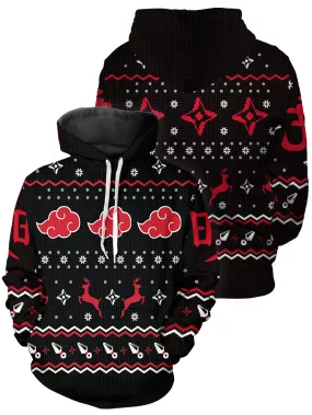 Akatsuki Christmas Unisex  Pullover Hoodie