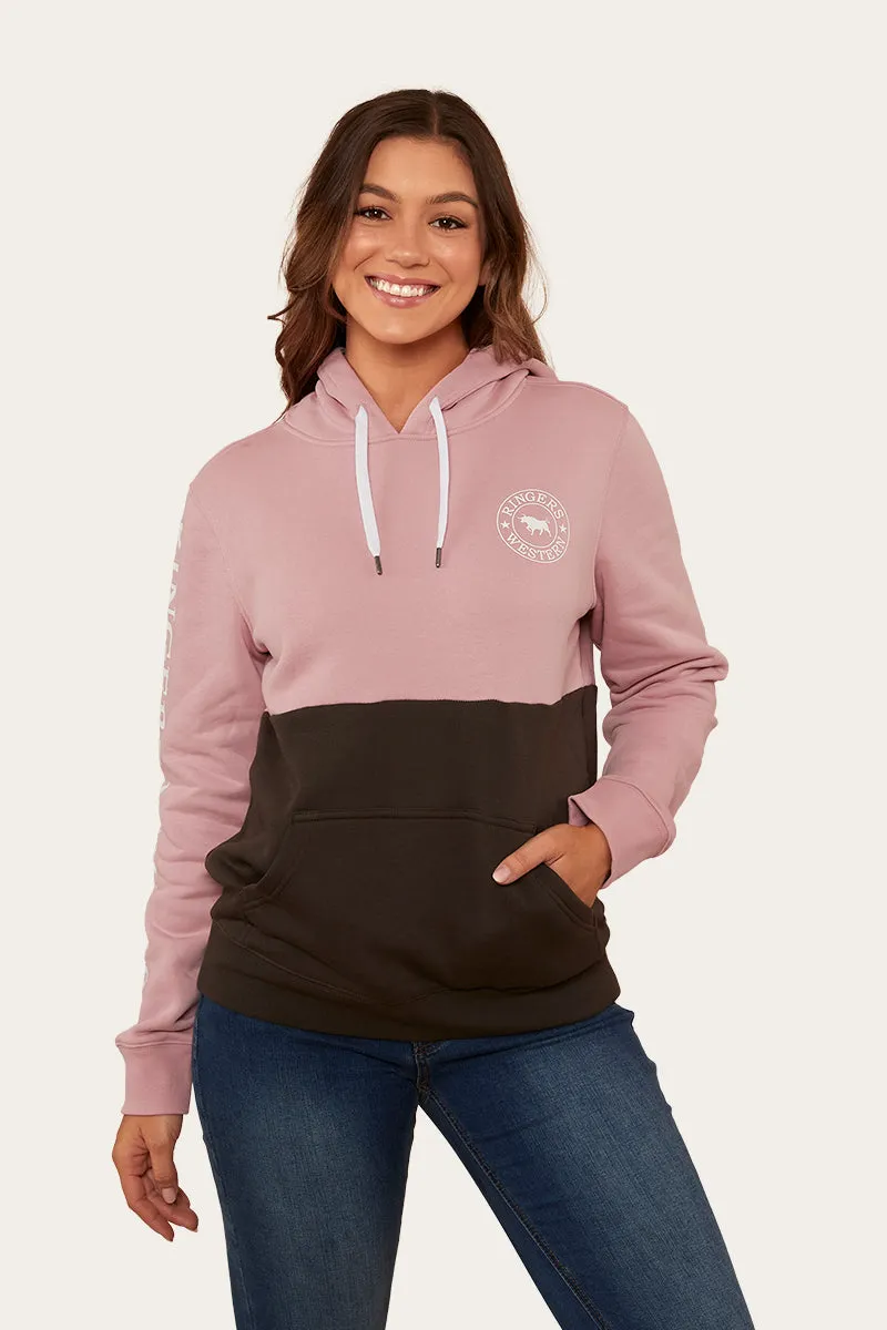 Albany Womens Hoodie - Rosey/Charcoal