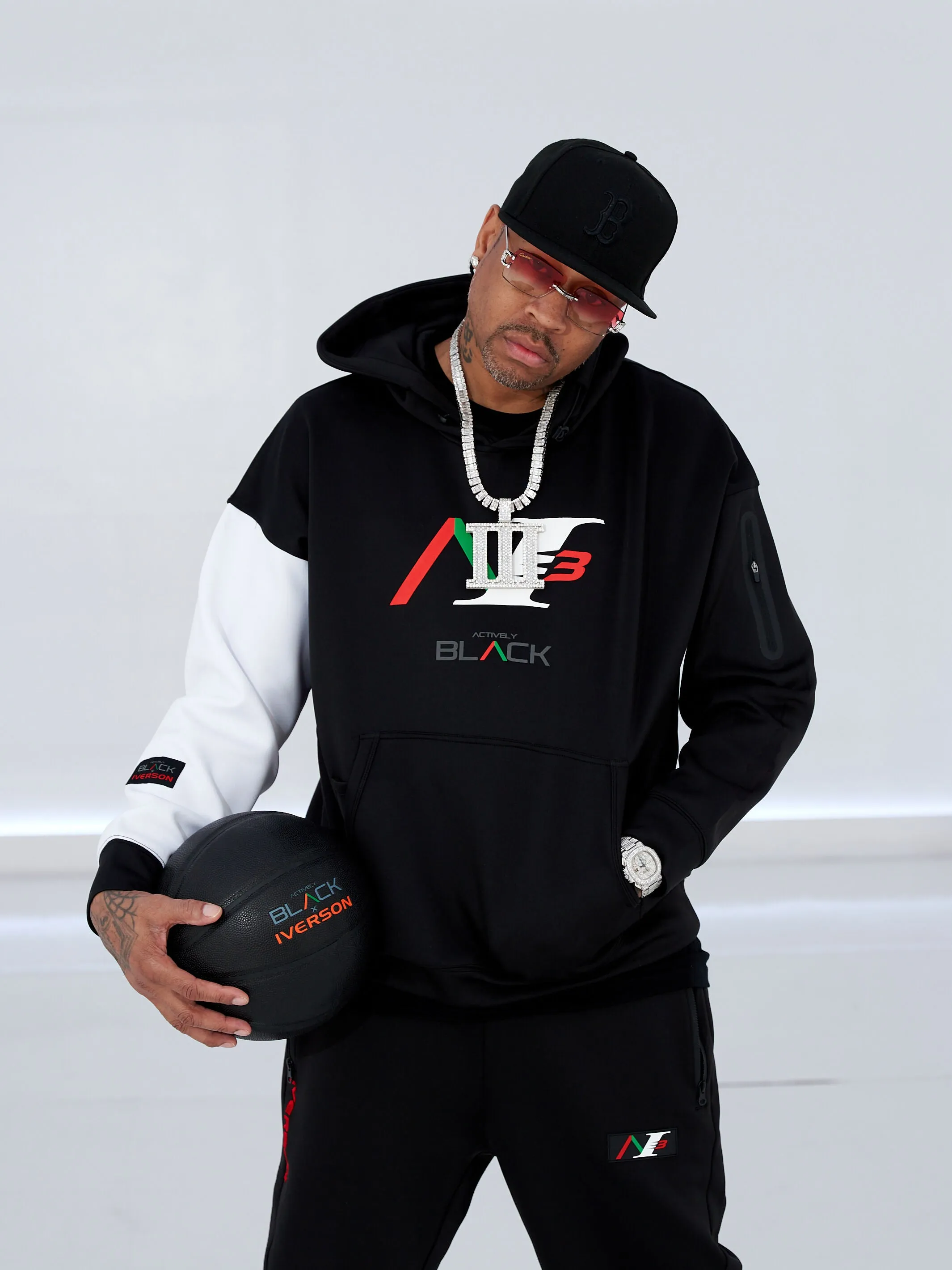 Allen Iverson x Actively Black "The Sleeve" Hoodie