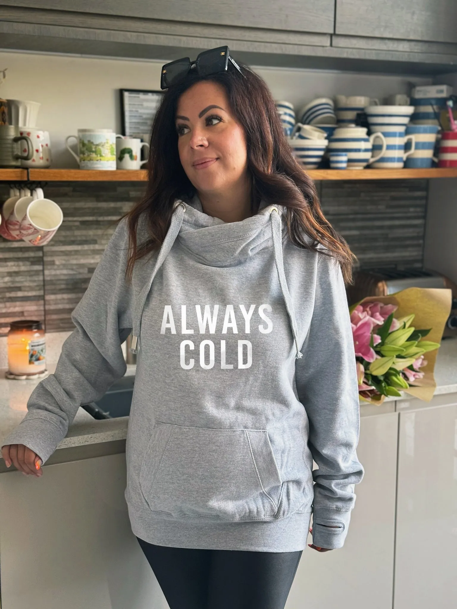 Always Cold Luxe Hoodie - Grey