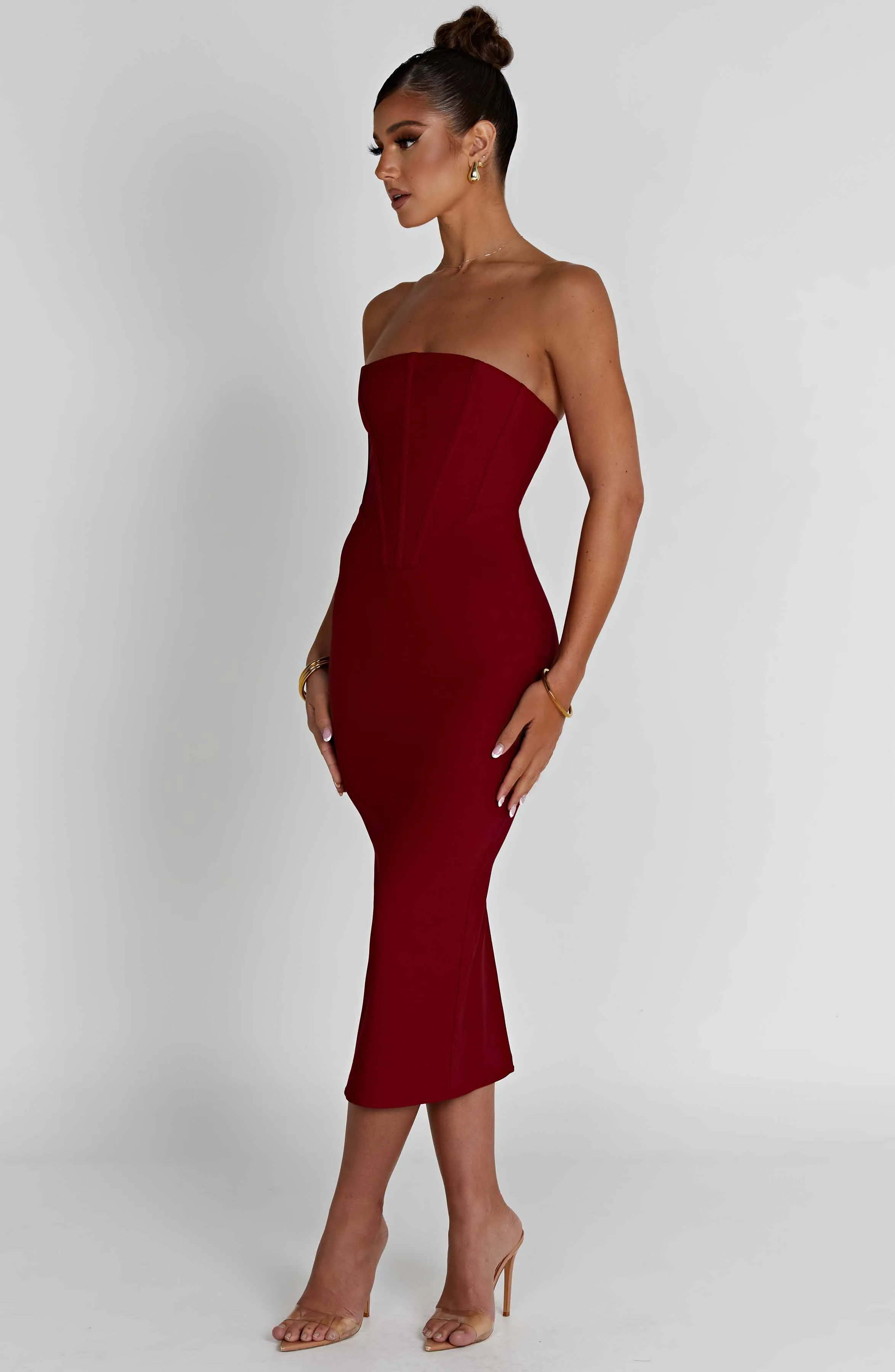 Amore Midi Dress - Red