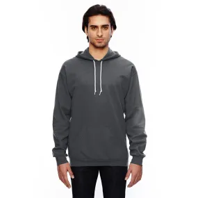 Anvil Men's Charcoal Pullover Hooded Fleece Sweatshirt