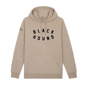 Black Hound Suede Effect Hoodie