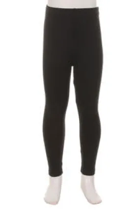 Black Kids Full Length Leggings