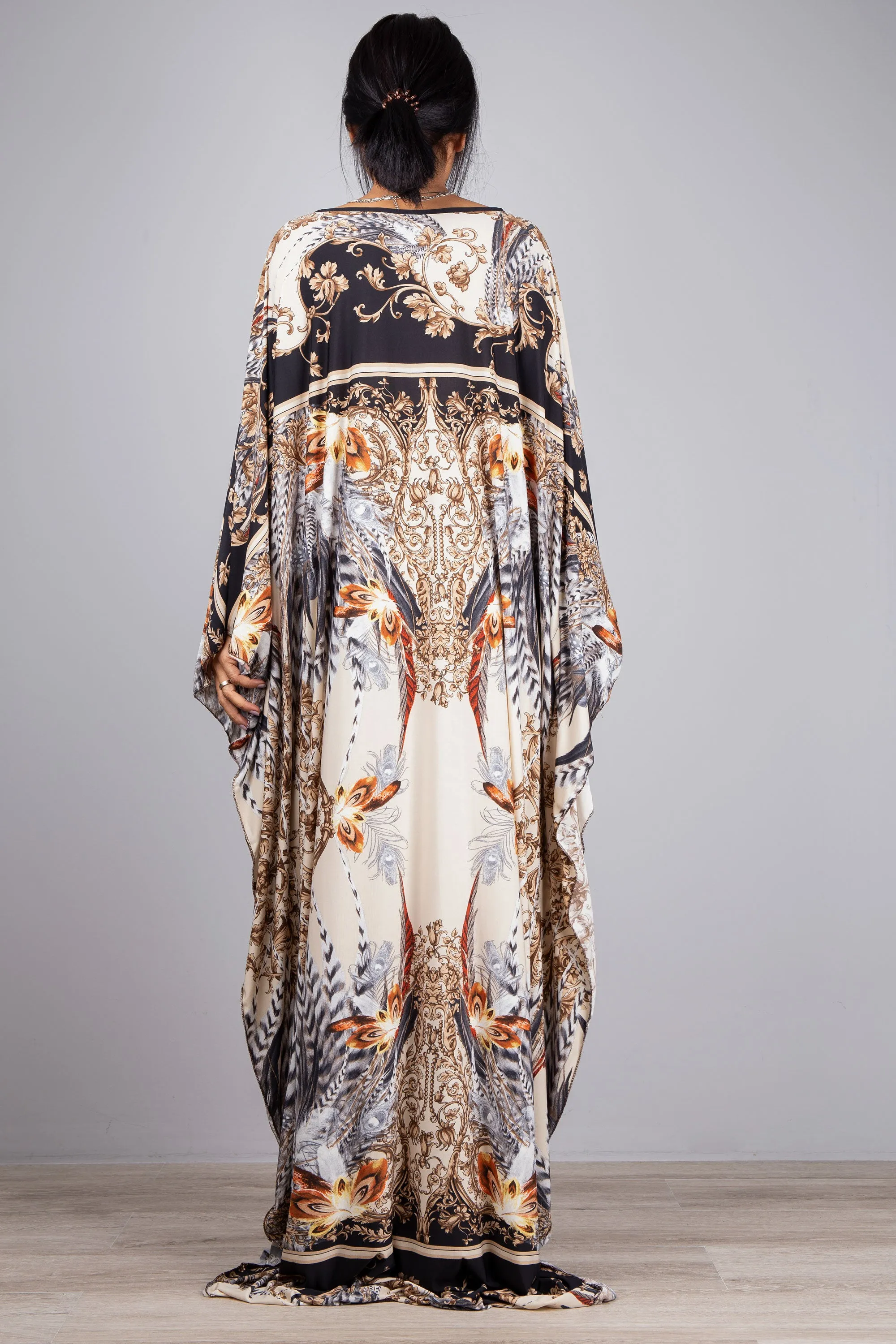 Boho chic kaftan dress