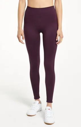 Bowmont Seamless Legging in Deep Plum