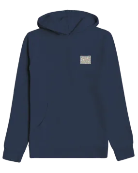 Boys Foundation Pullover Hoodie in Navy