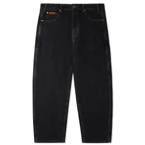 Butter Goods - Baggy Denim Jeans Washed Black