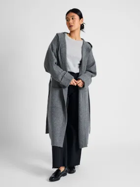 Cashmere coat "Nora" - dark grey