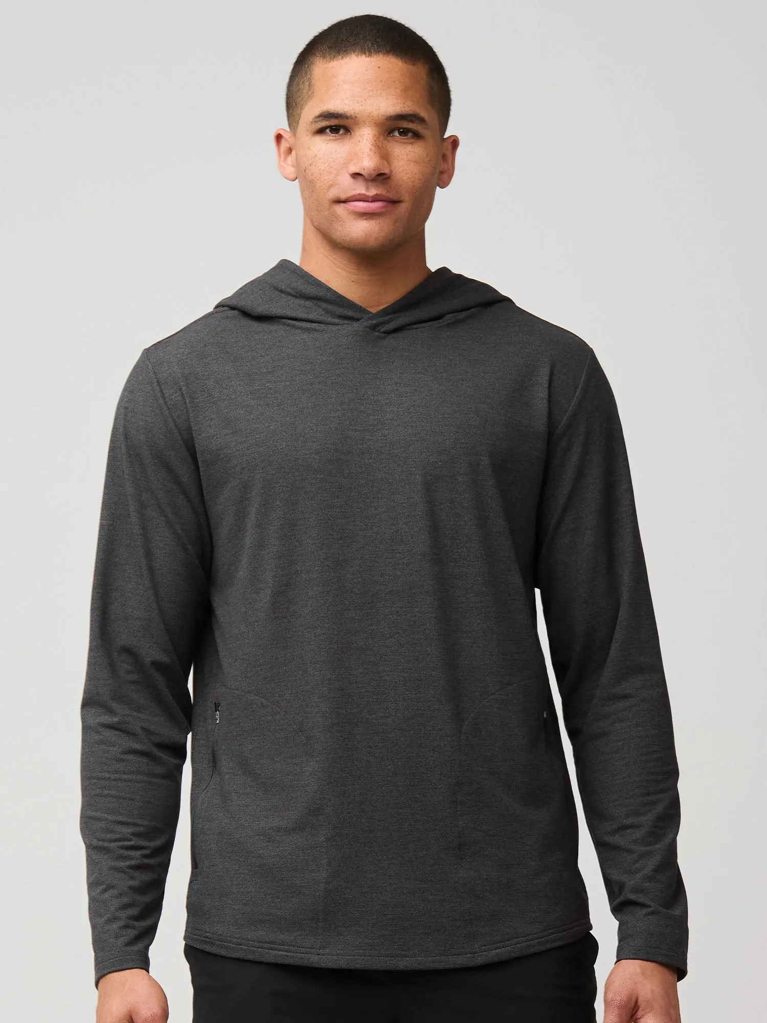 Charcoal Tech Pullover Hoodie