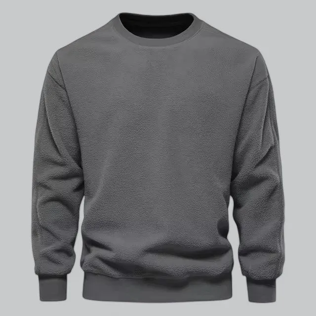 Comfortable Men's Fleece Pullover for Everyday Style