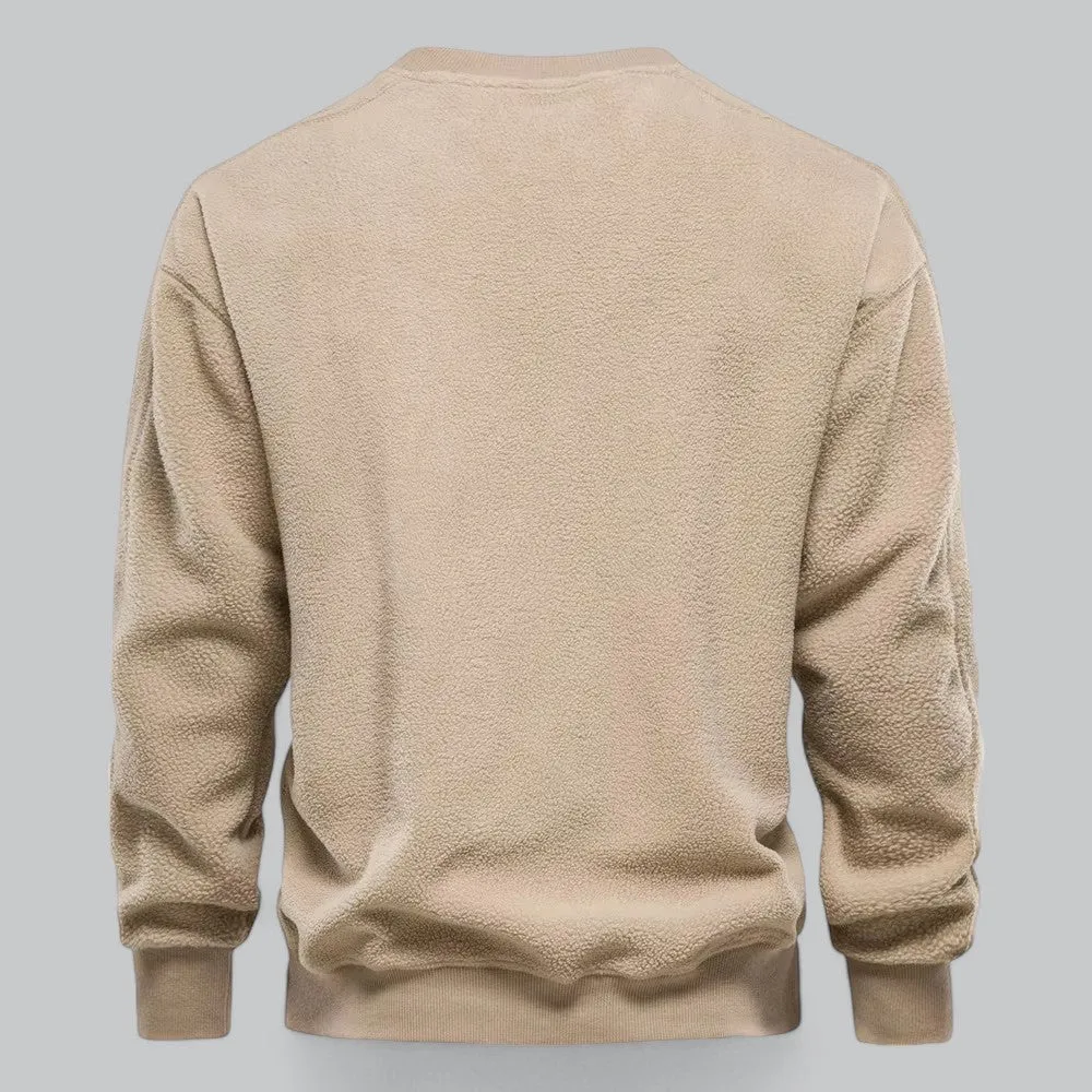 Comfortable Men's Fleece Pullover for Everyday Style