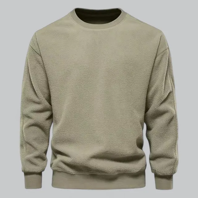 Comfortable Men's Fleece Pullover for Everyday Style