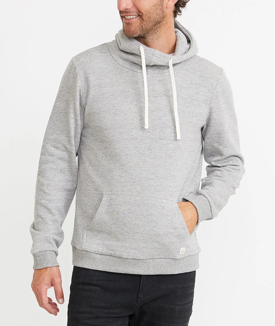 Cowlneck Hoodie in Heather Grey