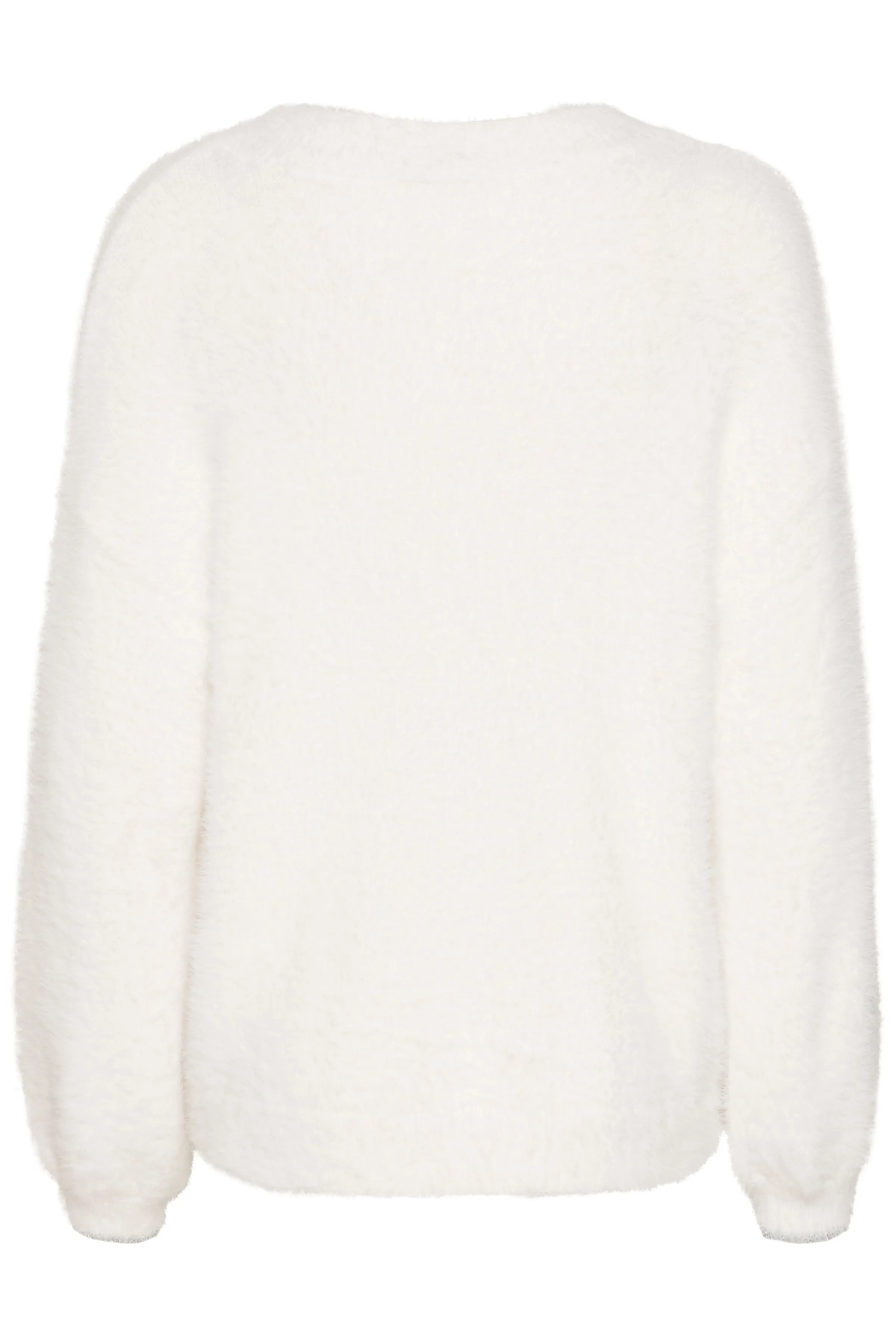 Cream Frosty Knit Pullover