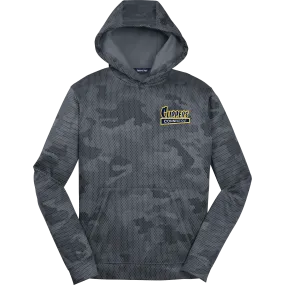 CT Clippers Youth Sport-Wick CamoHex Fleece Hooded Pullover