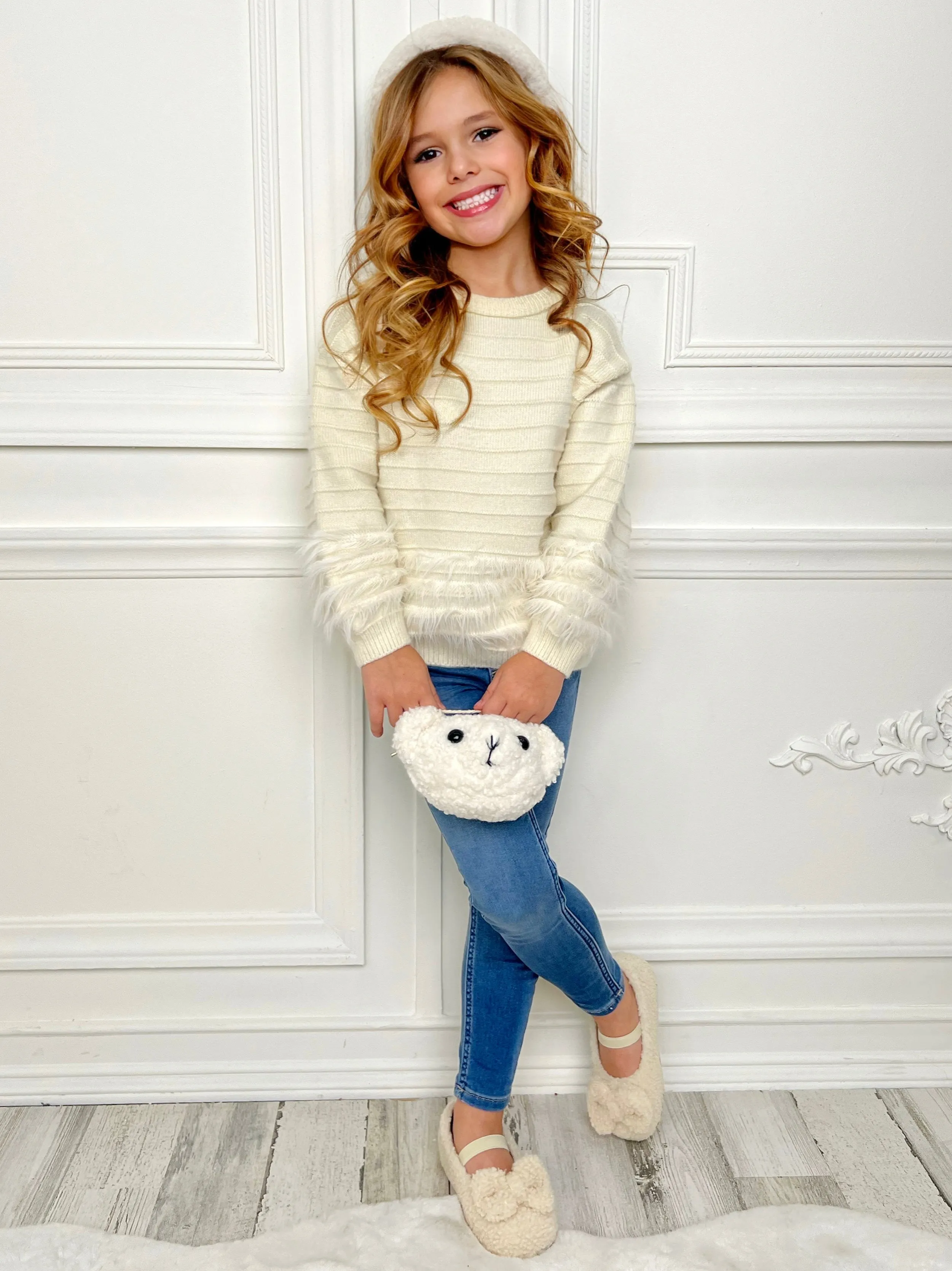 Cuteness Guaranteed Furry Knit Sweater