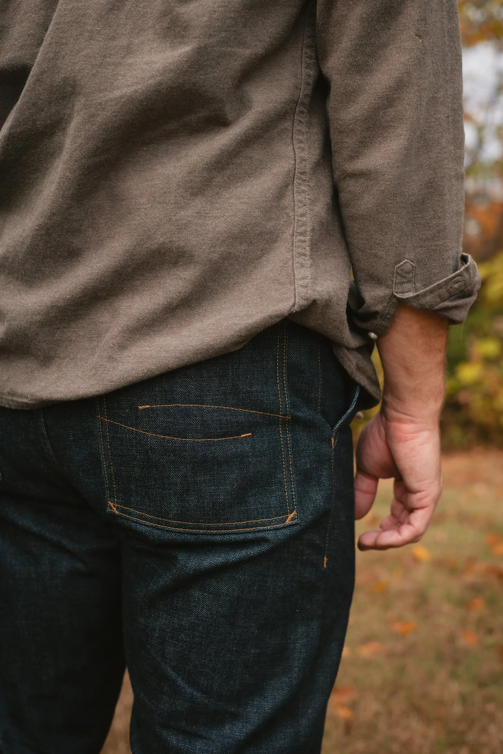 Denim Trouser - 15oz Kuroki Slubdot Indigo