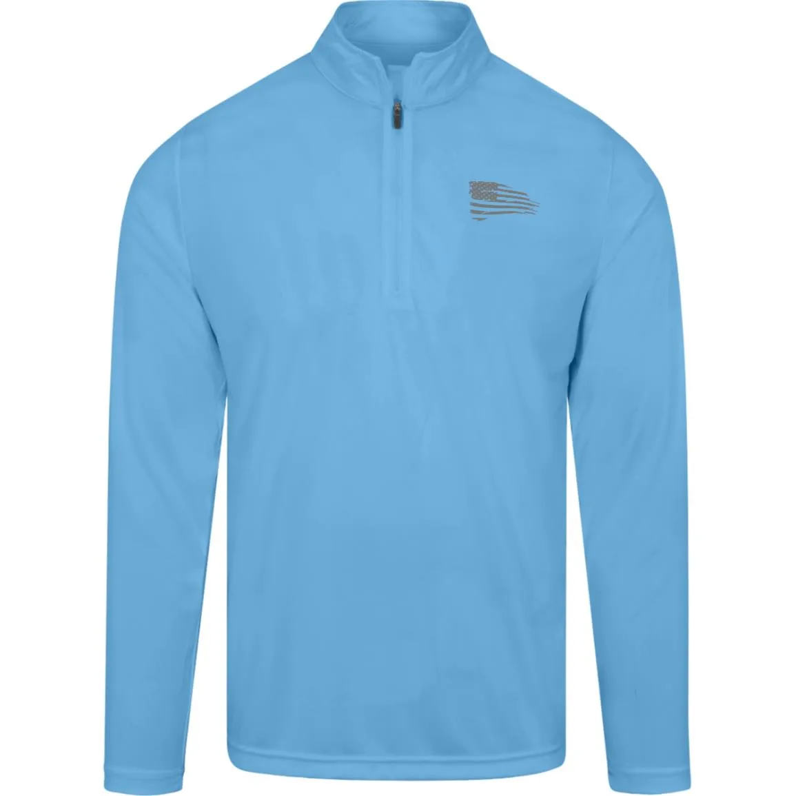 Distressed Flag Mens Zone Quarter Zip