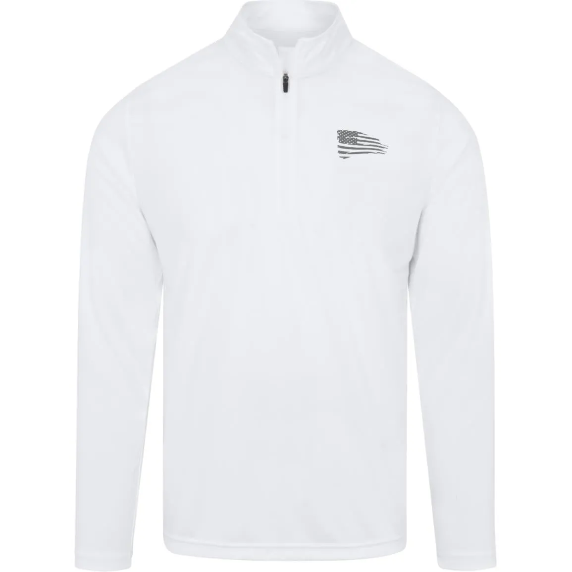 Distressed Flag Mens Zone Quarter Zip