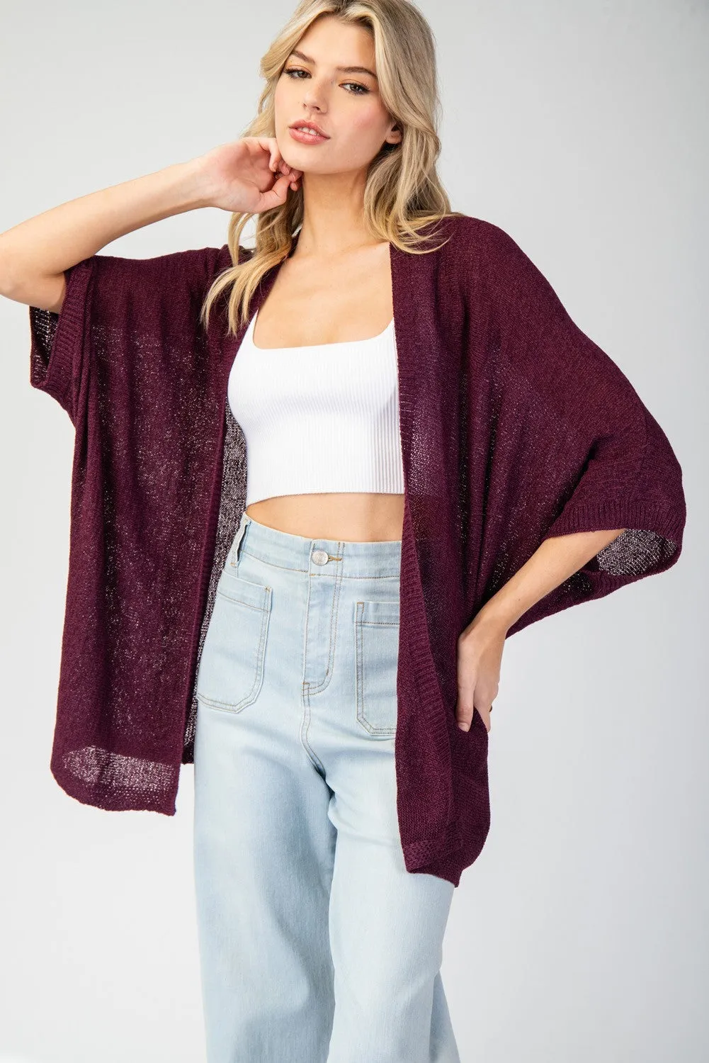 Dolman Sleeve Kimono Cardigan Collection