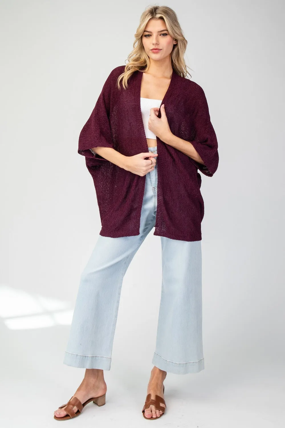 Dolman Sleeve Kimono Cardigan Collection