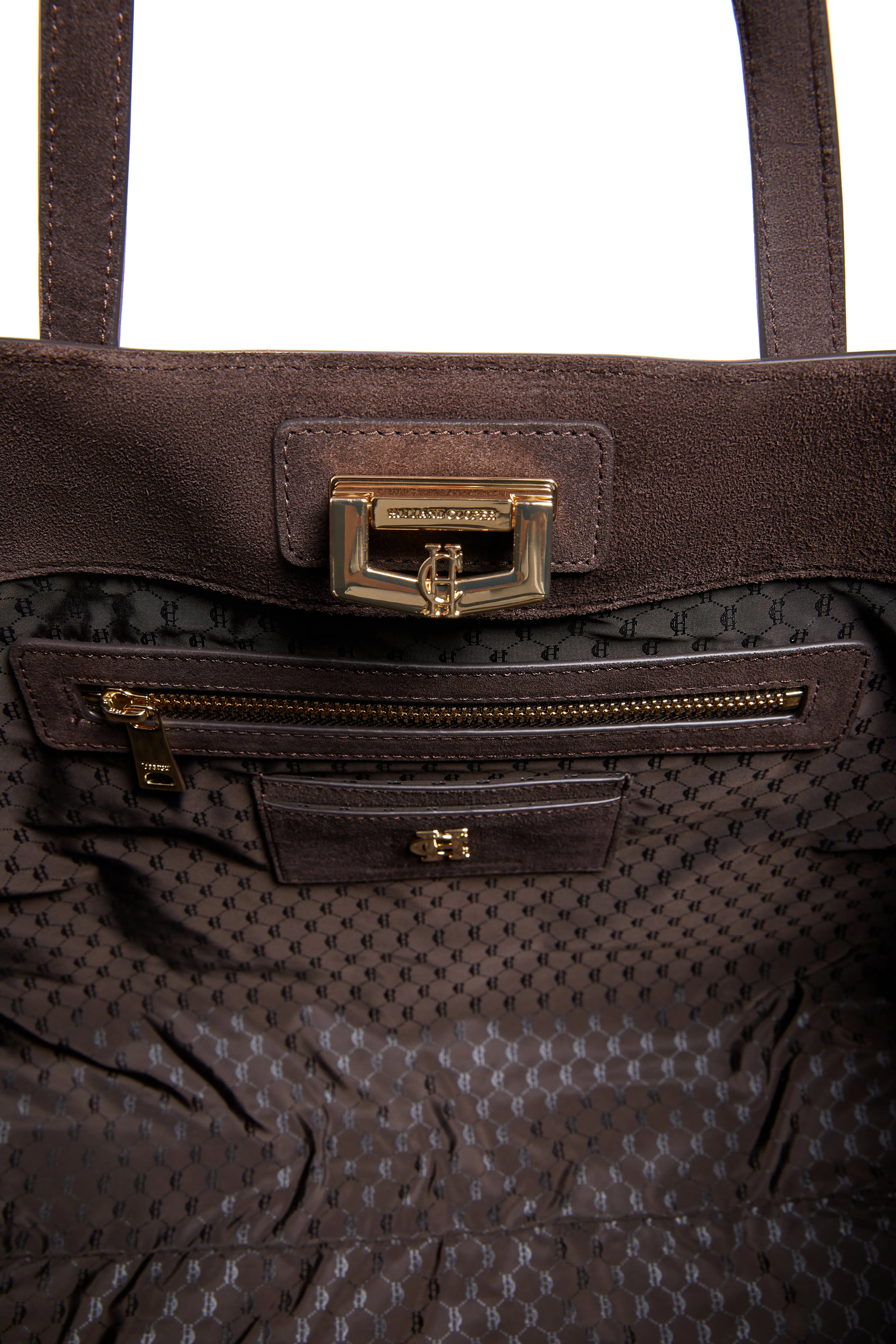 Dumbarton Tote (Chocolate Suede)