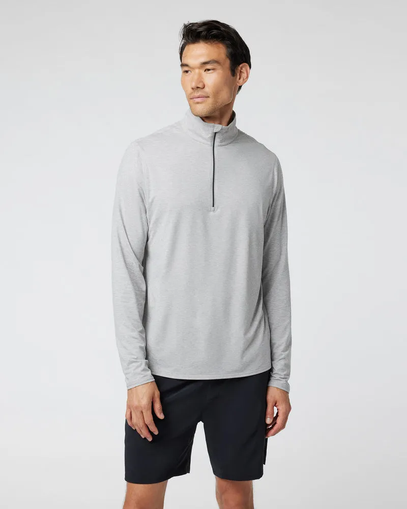 Ease Performance 1/2 Zip 2.0 Light Heather Grey