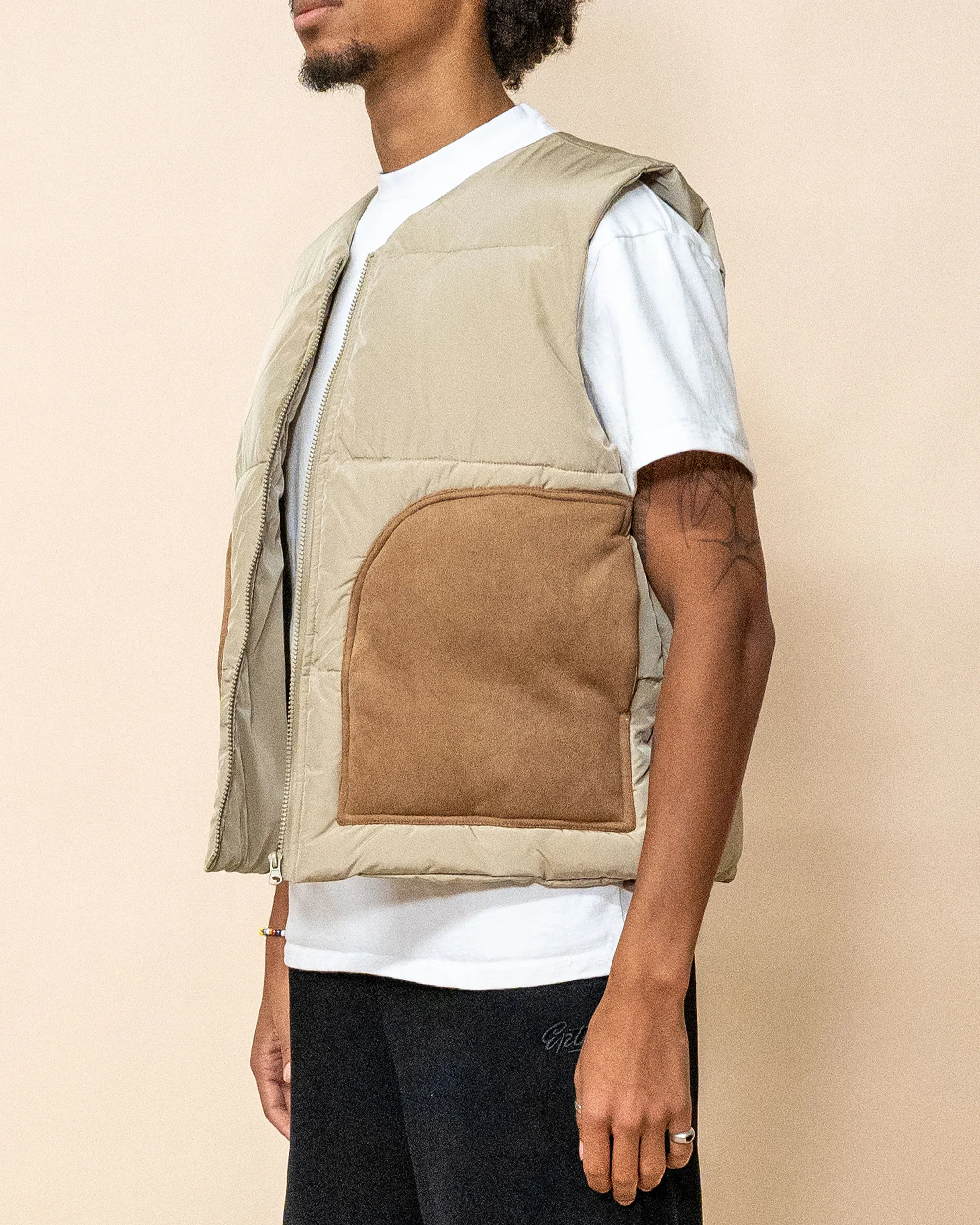 EPTM CONTRAST PUFFER-KHAKI