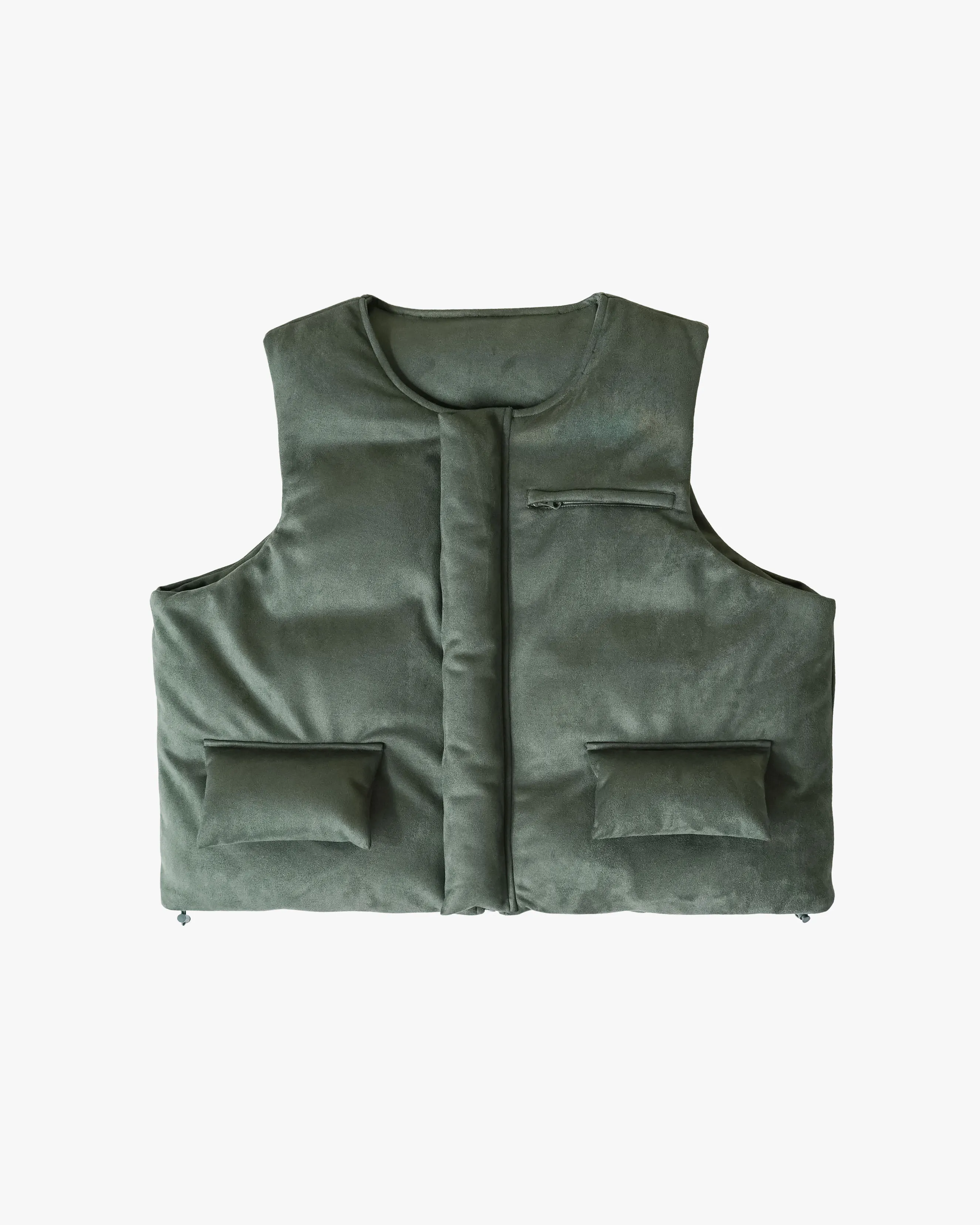 EPTM SUEDE BUBBLE VEST-HUNTER GREEN