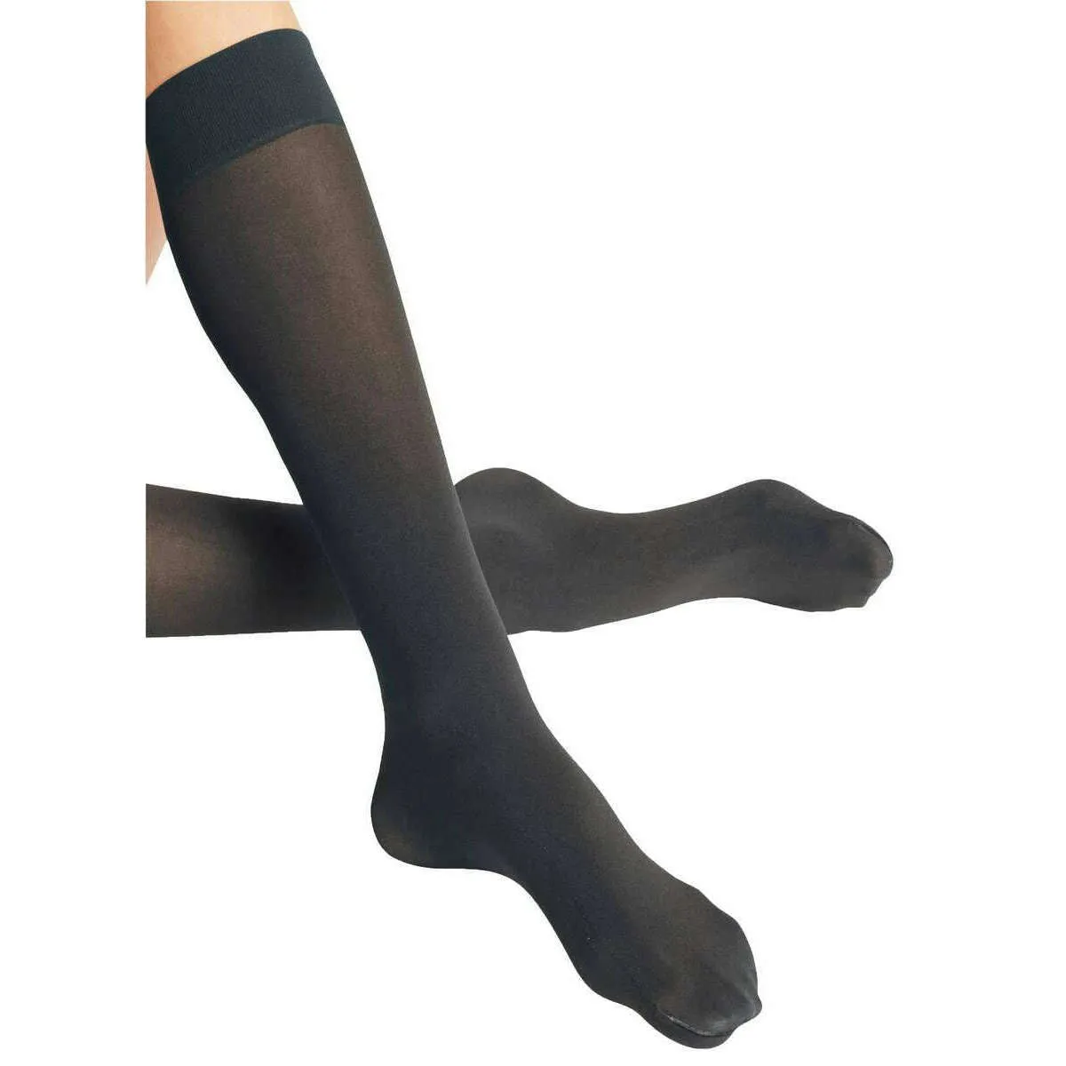 Falke Pure Matt 50 Denier Knee High Tights - Graphite Grey