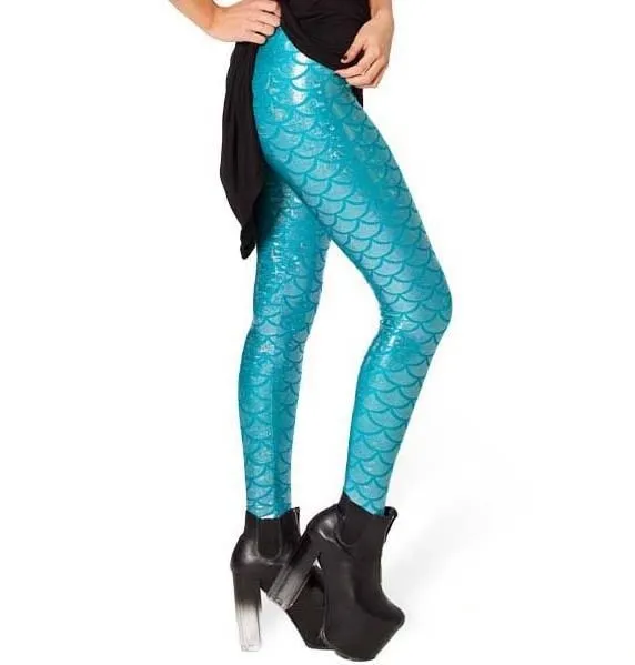 Fashion 3D Digital Print Mermaid Leggings