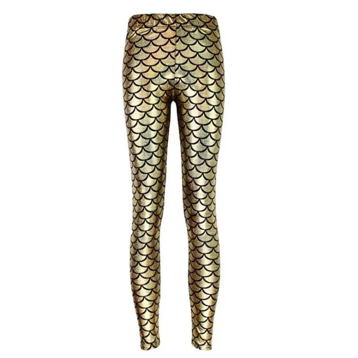 Fashion 3D Digital Print Mermaid Leggings