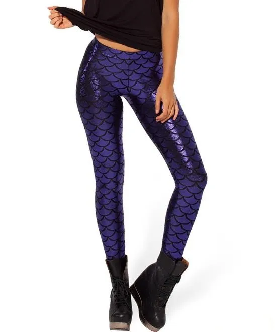 Fashion 3D Digital Print Mermaid Leggings