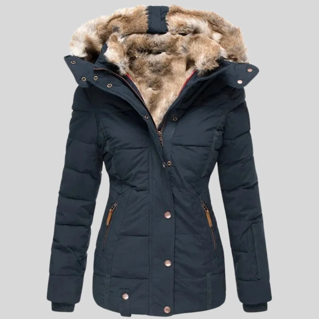 Fur-Lined Puffer Jacket