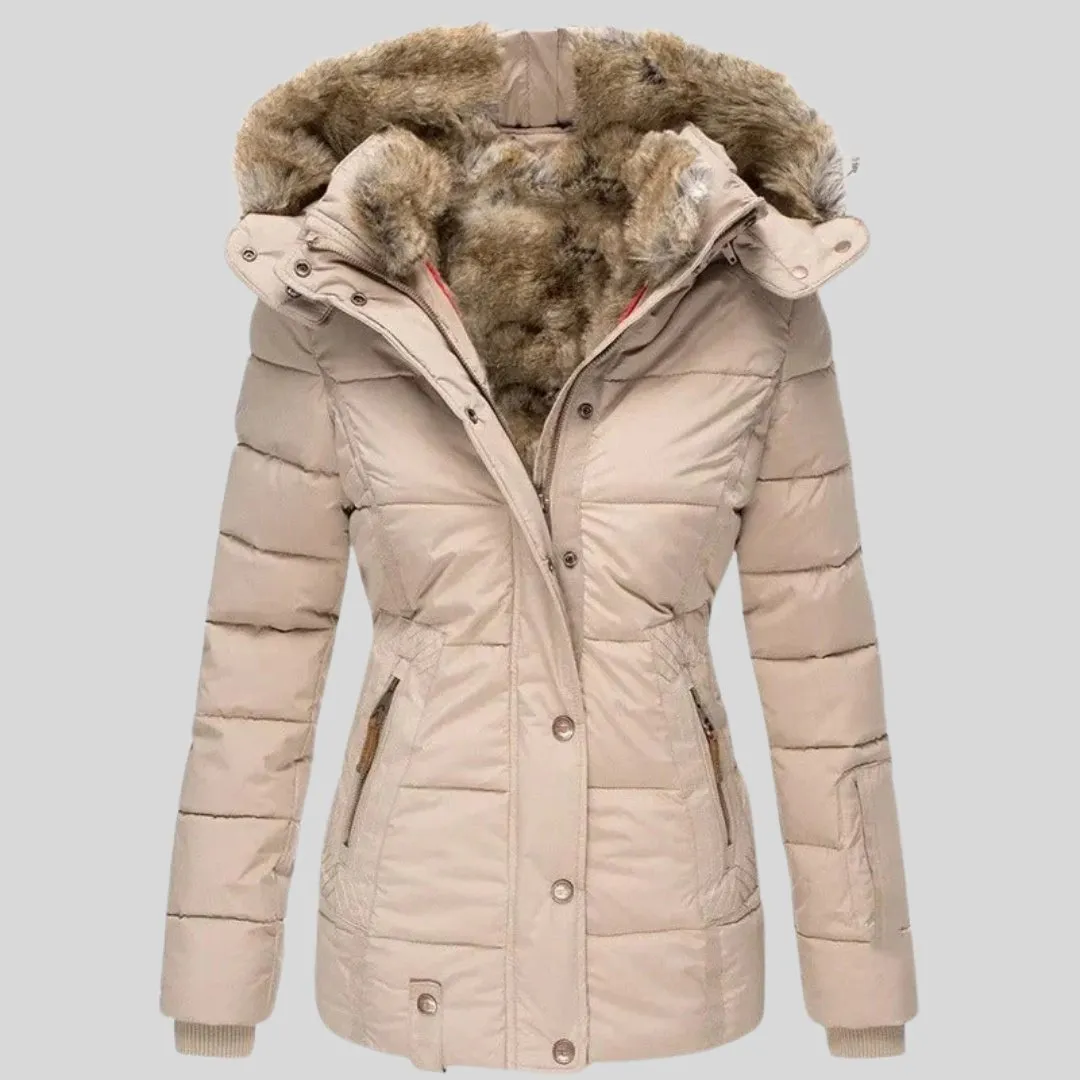 Fur-Lined Puffer Jacket