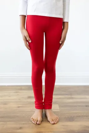 Girls Solid Leggings