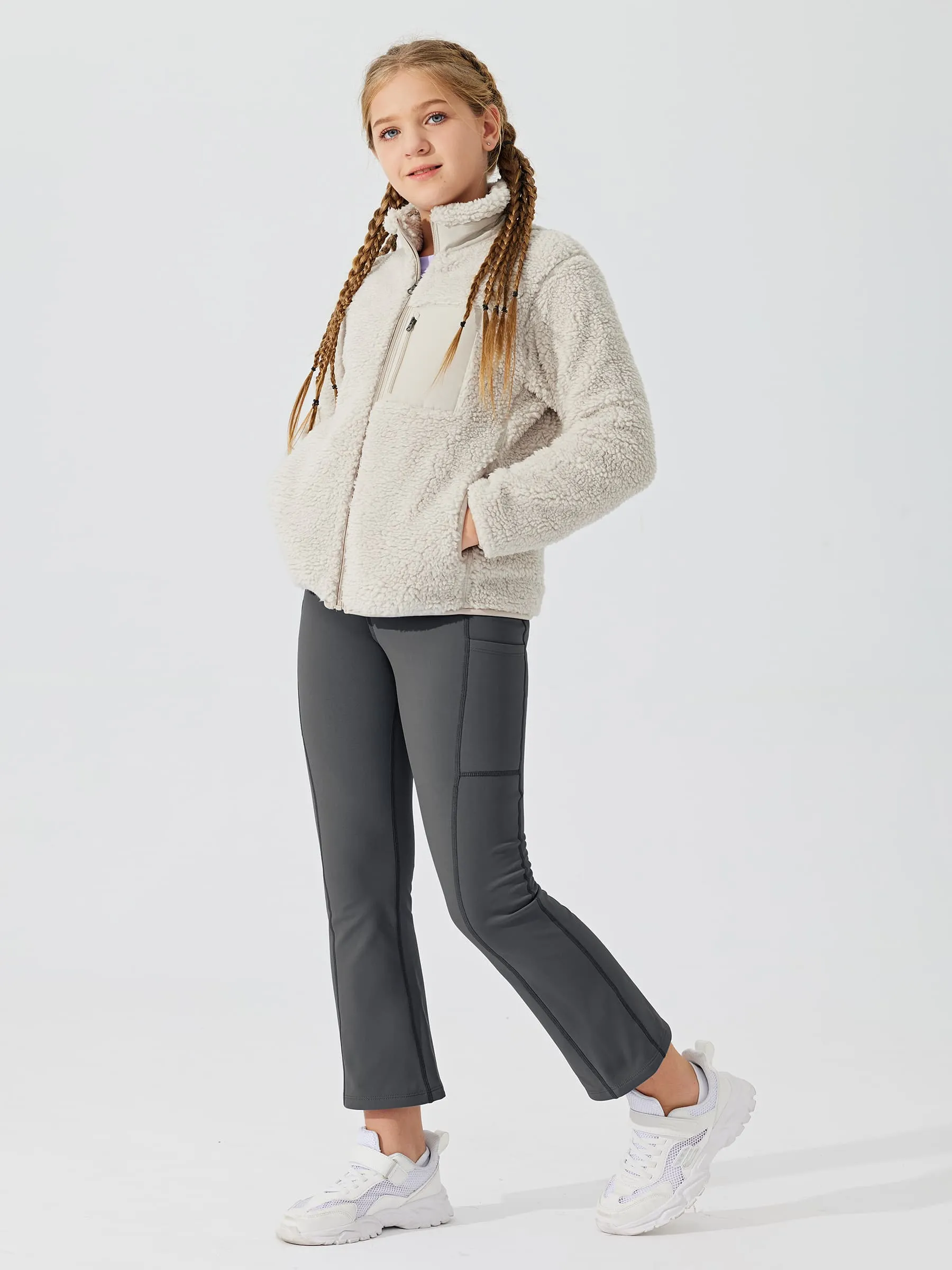 Girls' Thermal Mini-Flared Pants