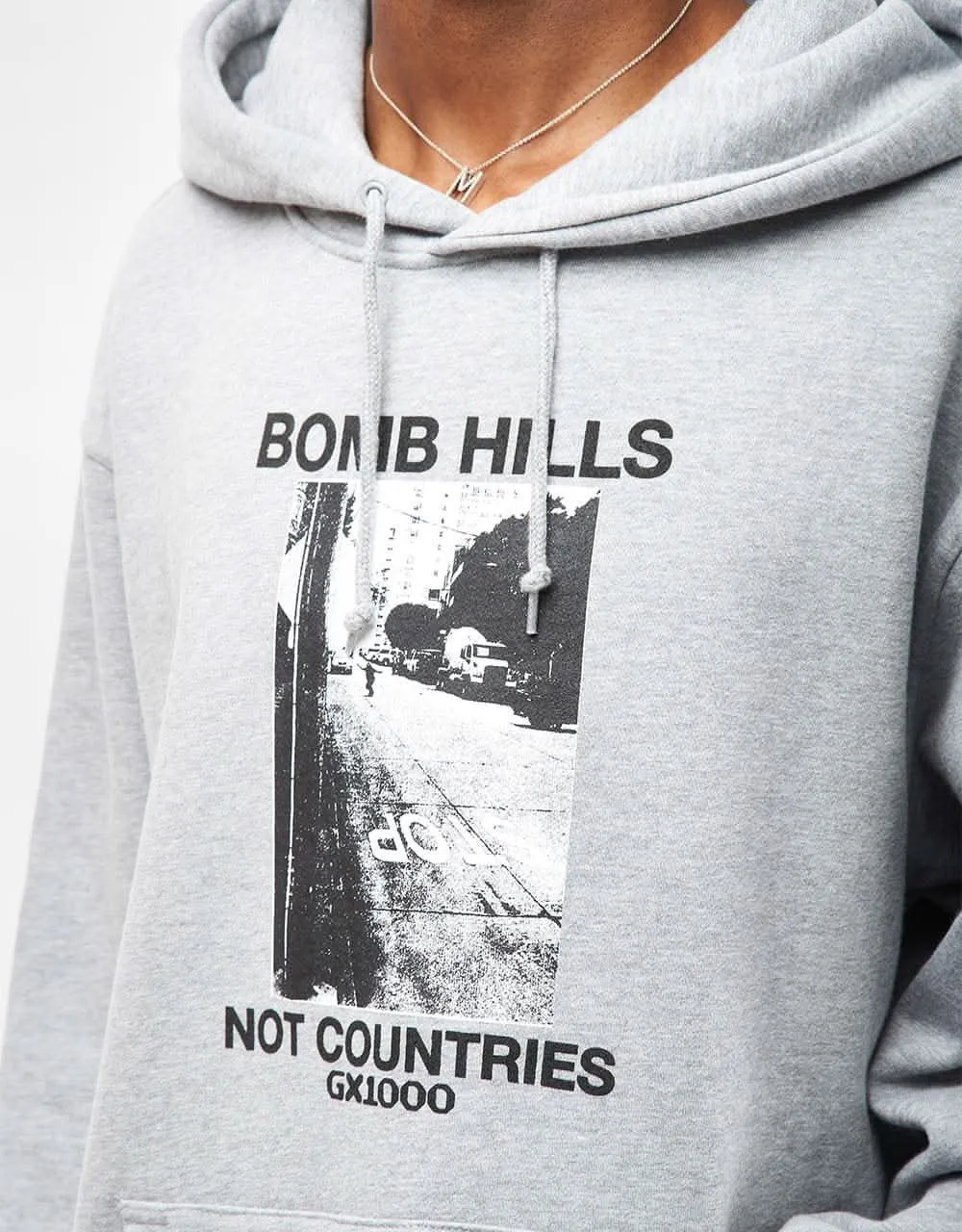 GX1000 Bomb Hills Pullover Hoodie - Heather Grey