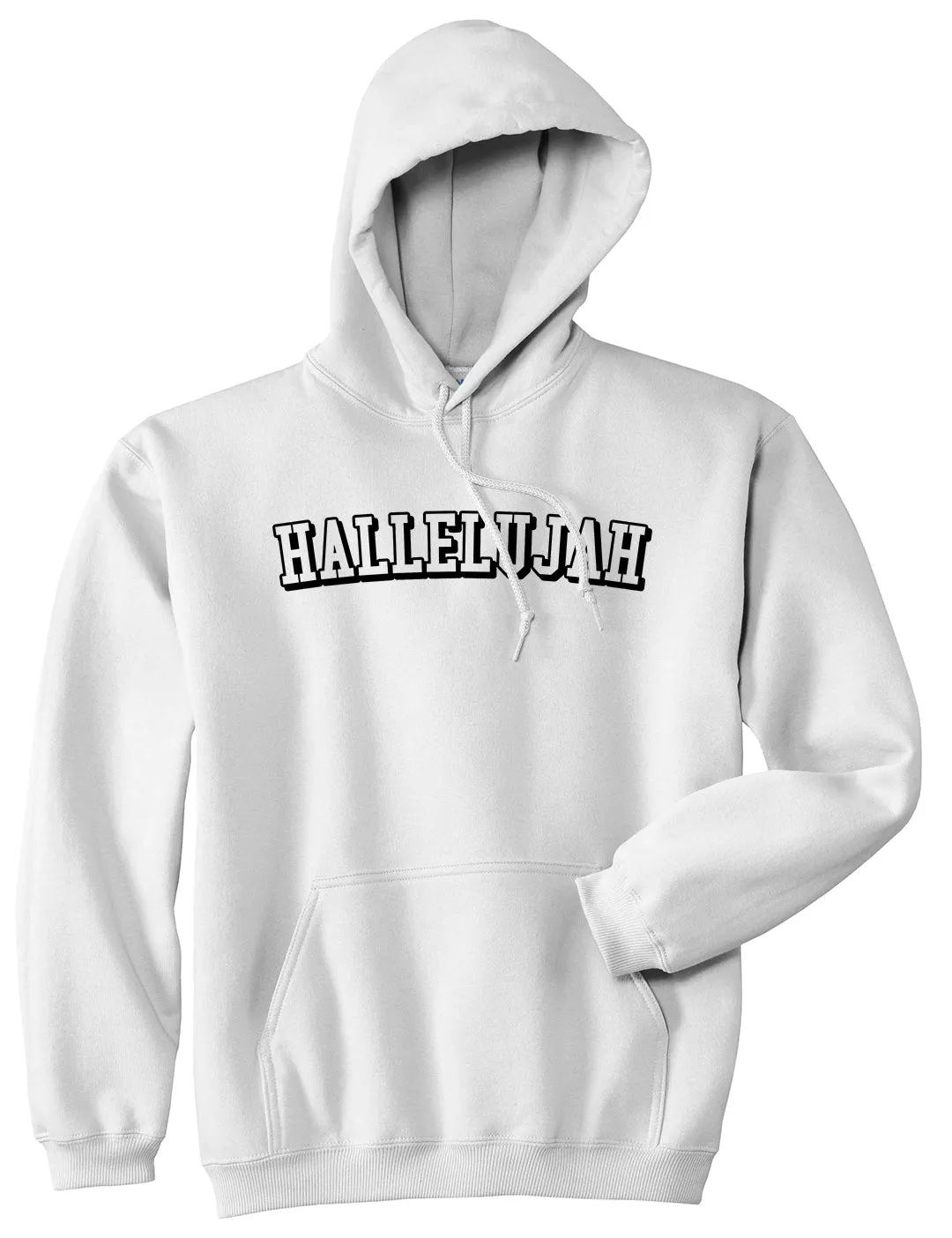 Hallelujah Praise The Lord Mens Pullover Hoodie