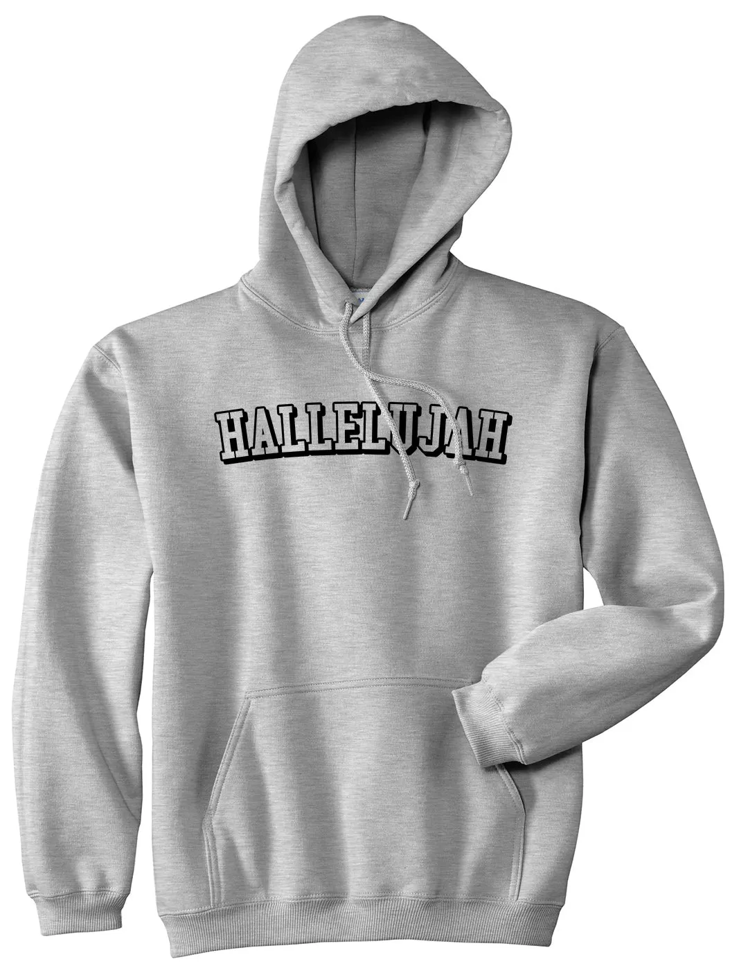 Hallelujah Praise The Lord Mens Pullover Hoodie