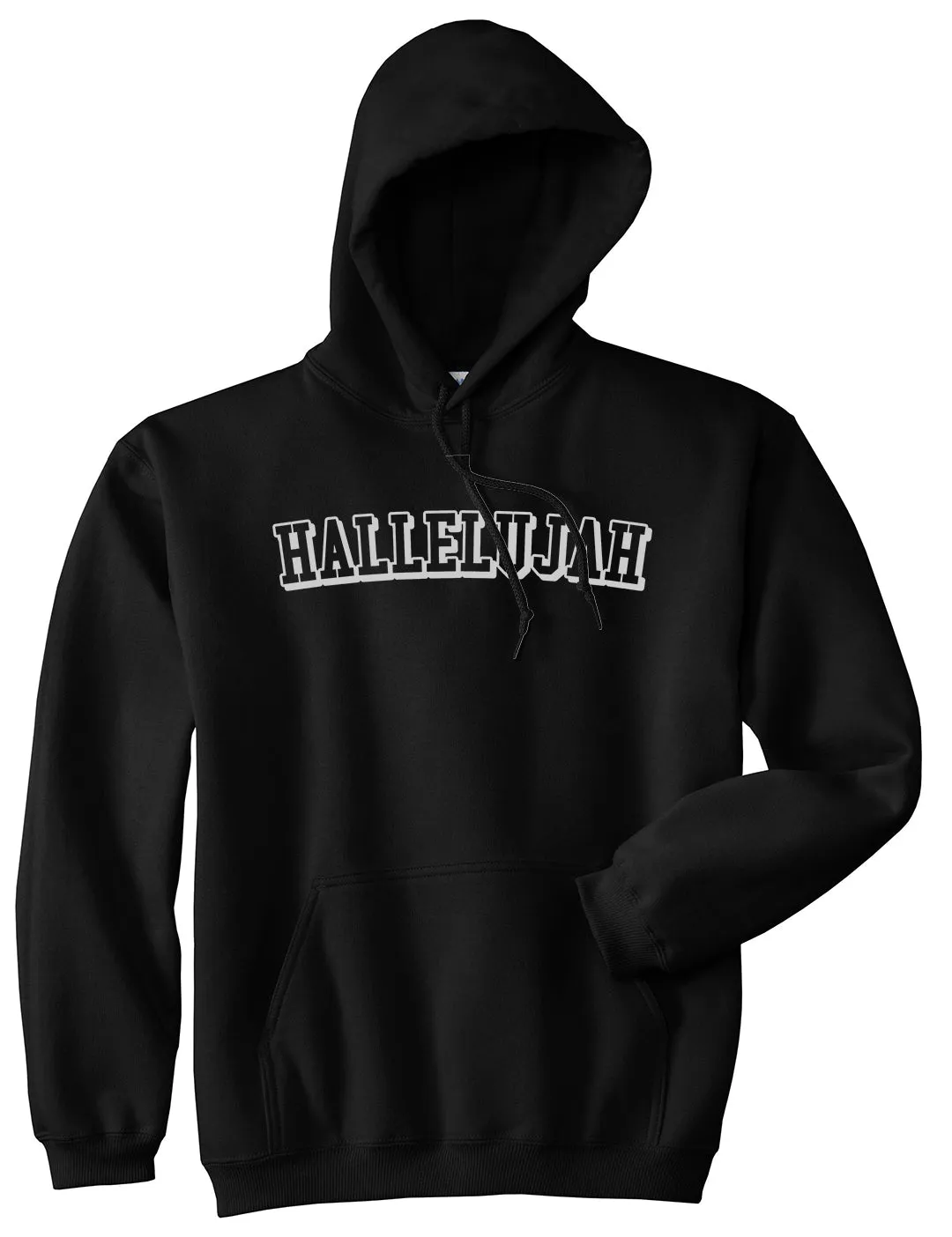 Hallelujah Praise The Lord Mens Pullover Hoodie