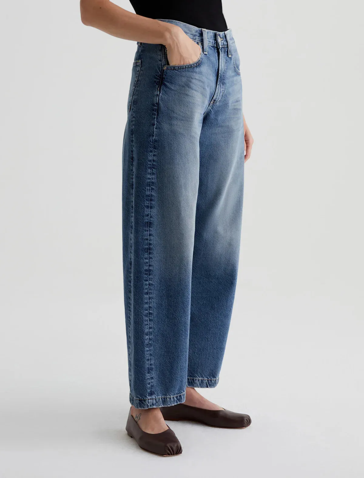 Hattie High-Rise Barrel Jean