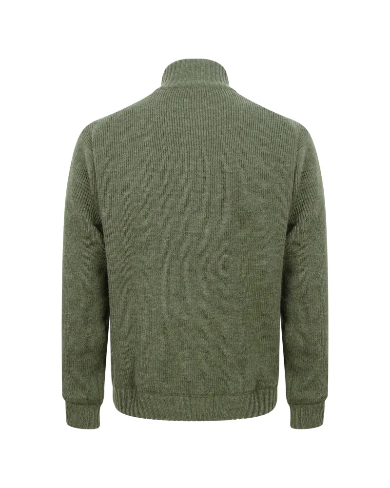 Hoggs Hebrides Zip Neck Windproof Pullover Loden