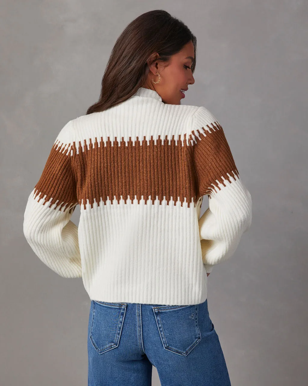 Hot Cocoa Please Knit Pullover Sweater