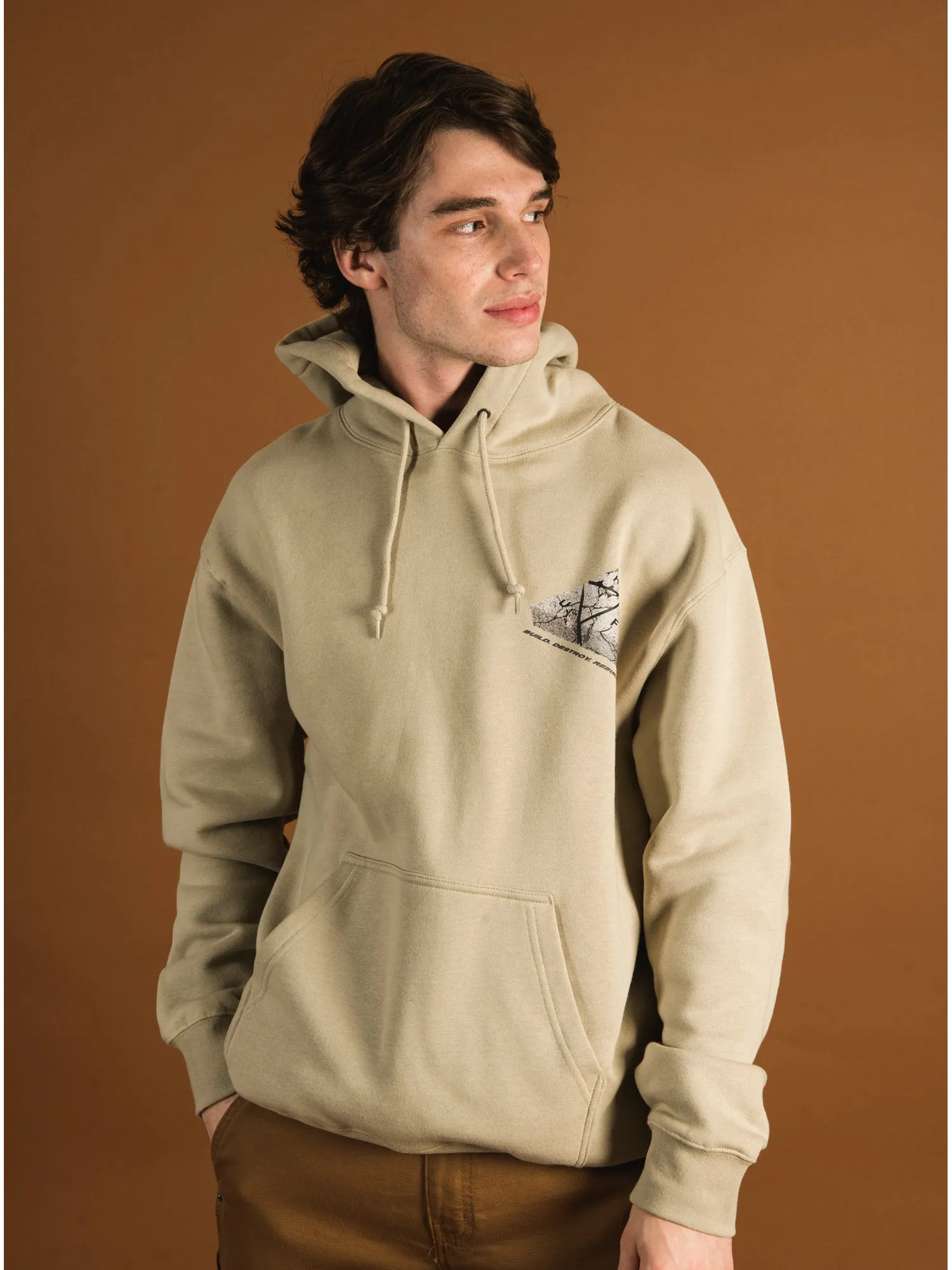 HUF WITHSTAND TT PULLOVER HOODIE  - CLEARANCE