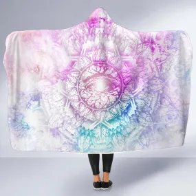 Illuminati Eye Mandala | Hooded Blanket | Mandalazed